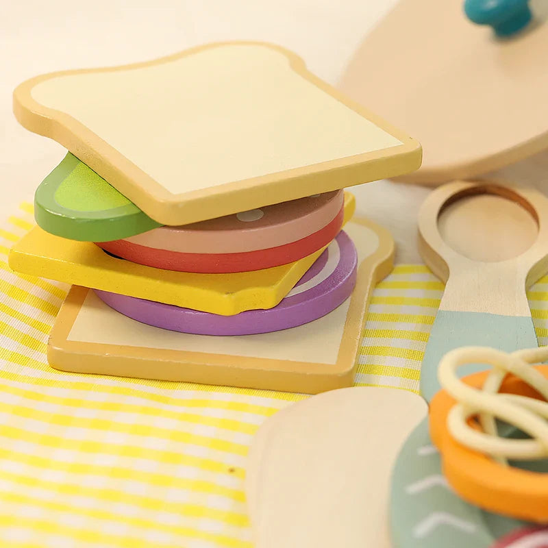 Montessori-Picknick-Set aus Holz