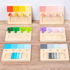 Montessori-Spiel zur Farberkennung