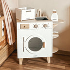 Montessori-Waschmaschine aus Holz