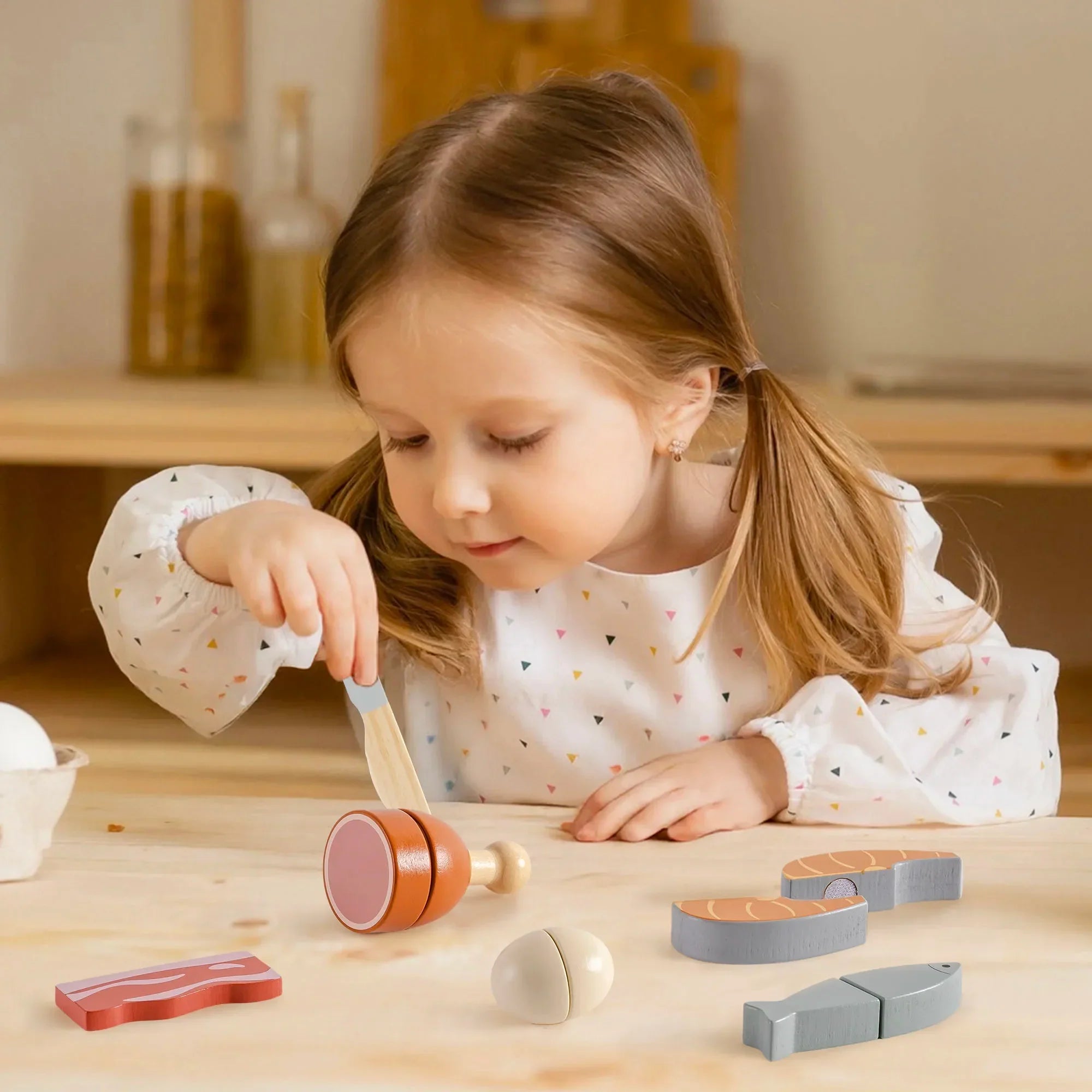 Montessori-Obst zum Ausschneiden