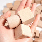 Montessori-Bausteine aus Naturholz
