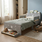Montessori-Bett Kinder Mond & Sterne