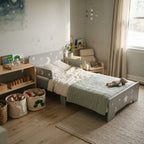 Montessori-Bett Kinder Mond & Sterne