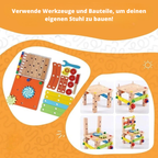 Ein lustiger Montessori-Stuhl zum Selberbauen