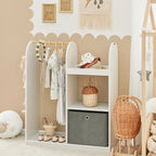 Offener Kinderkleiderschrank aus Holz Tilda Kids