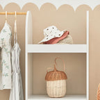 Offener Kinderkleiderschrank aus Holz Tilda Kids