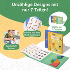 Magnetisches Tangram-Montessori-Buch