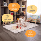 Montessori-Box zum Thema Objektbeständigkeit