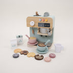 Montessori-Kaffeemaschine aus Holz
