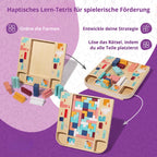 Tetris Montessori aus Holz