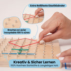 Montessori-Geometrie-Tafel aus Holz