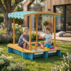 Montessori-Sandkasten mit Dach