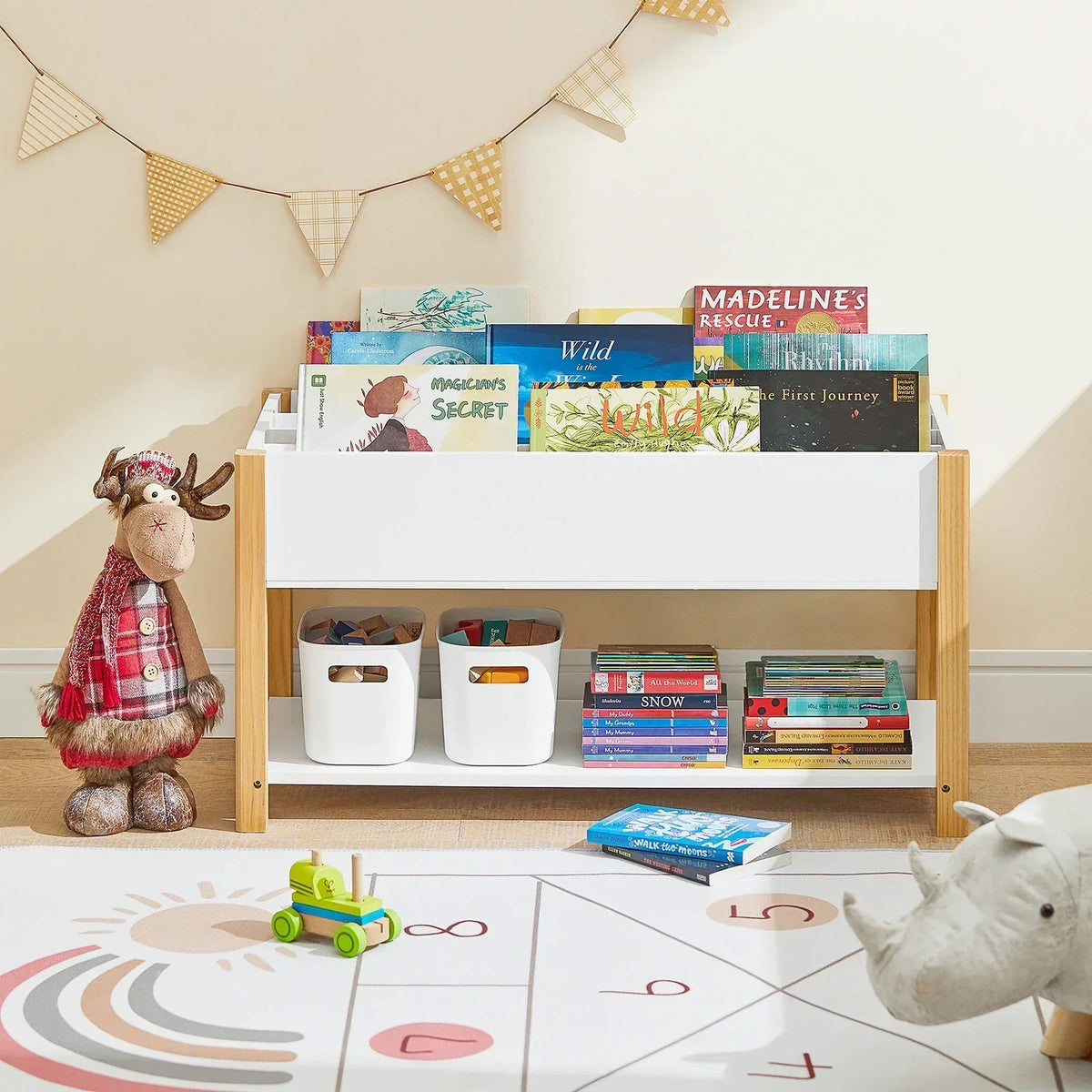 Niedriges Montessori-Bücherregal für Kinder Tilda Kids