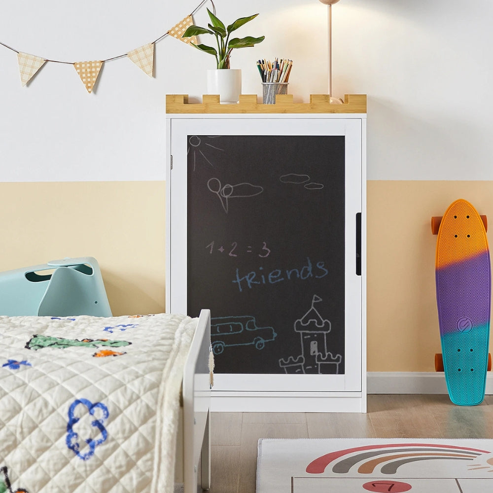 Kinder Schloss Bibliothek mit Tafel für Kreide Tilda Kids