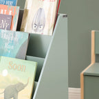 Kinderbibliothek 4 Fächer mit Spielzeugkiste Lilla Kids