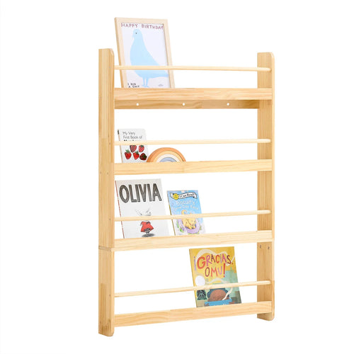 Kinderbibliothek 4 Ebenen Holz 80x118