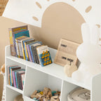 Weiße Kinderbibliothek mit 8 Fächern Tilda Kids