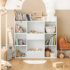 Weiße Kinderbibliothek mit 8 Fächern Tilda Kids