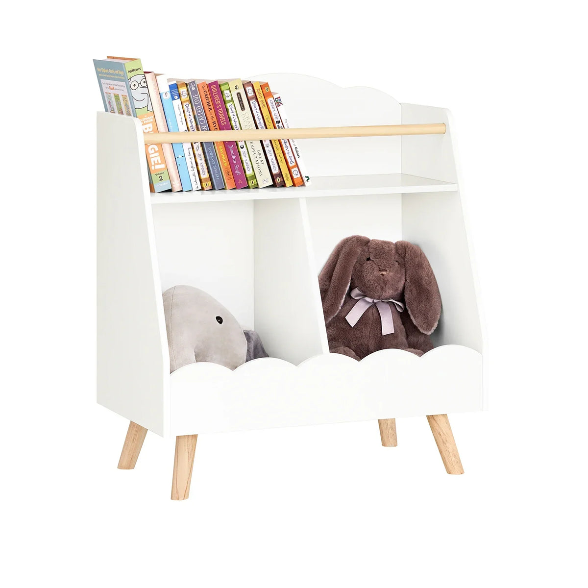 Montessori Kinderbibliothek 3 Fächer 61x71 Lilla Kids