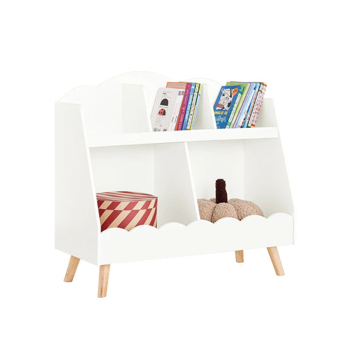 Montessori Kinderbibliothek 5 Fächer weiß