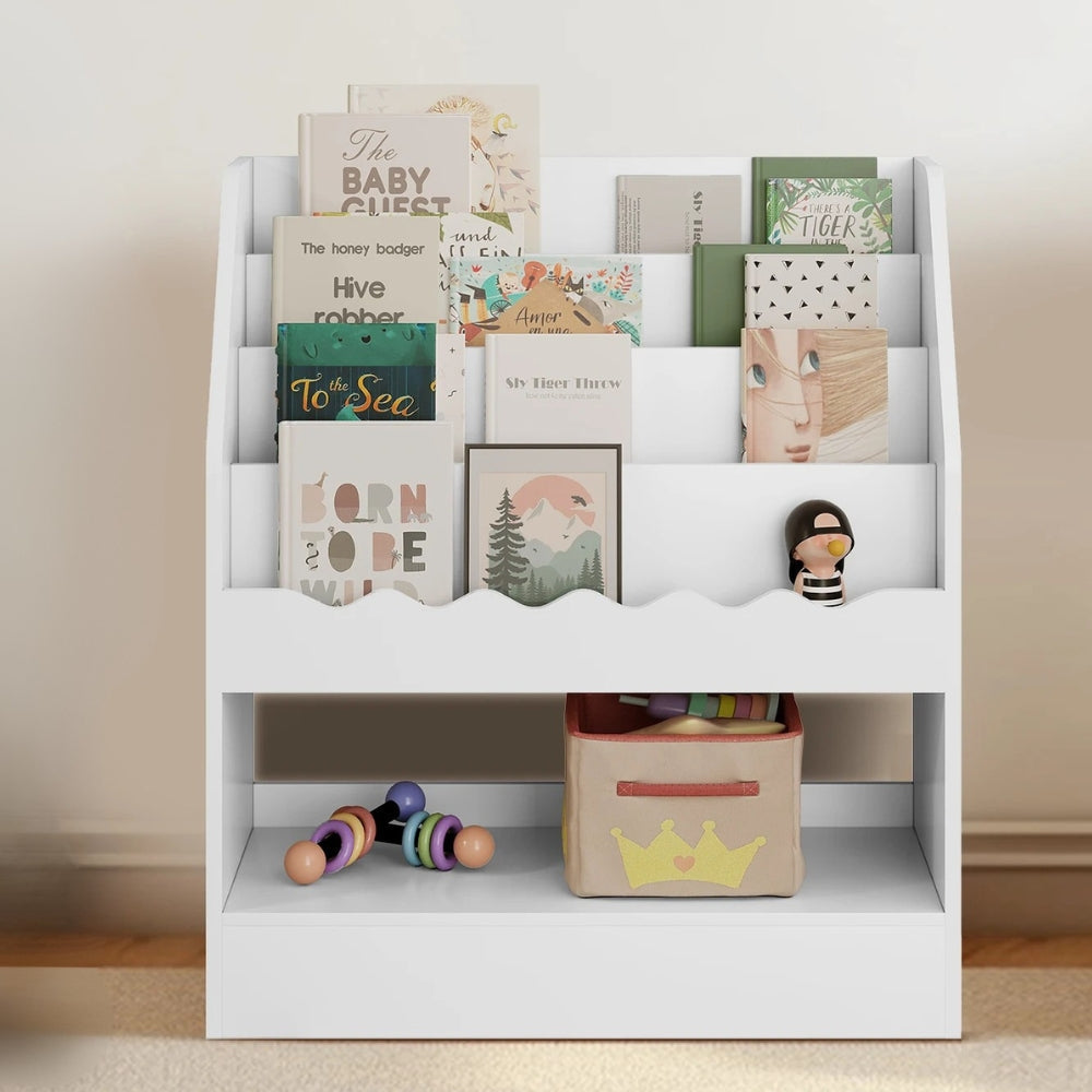 Montessori Kinderbibliothek mit Tilda Kids Aufbewahrung