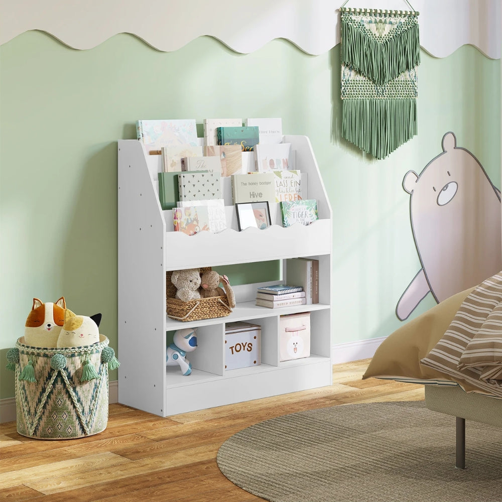 Montessori Kinderbibliothek mit Tilda Kids Aufbewahrung