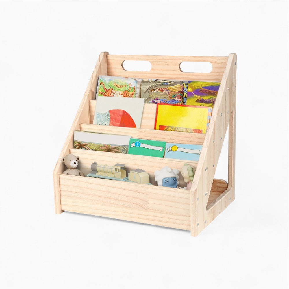 Montessori Kinderbibliothek aus Naturholz Tilda Kids