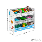 Kinder-Spielzeugaufbewahrungsbibliothek mit Aufbewahrungsboxen Tilda Kids