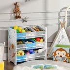 Kinder-Spielzeugaufbewahrungsbibliothek mit Aufbewahrungsboxen Tilda Kids
