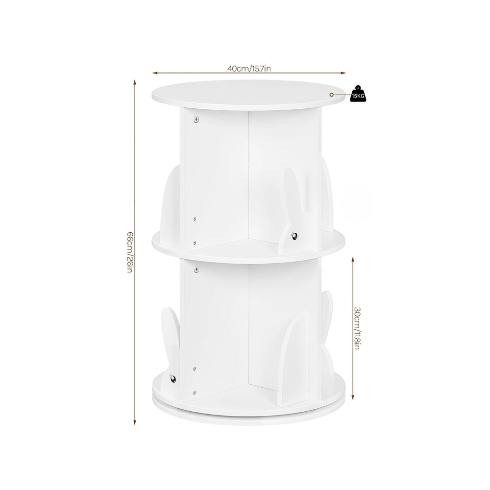 Drehbares Kinderregal Weiß Tilda Kids