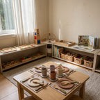 Montessori-Geschirrset aus Holz