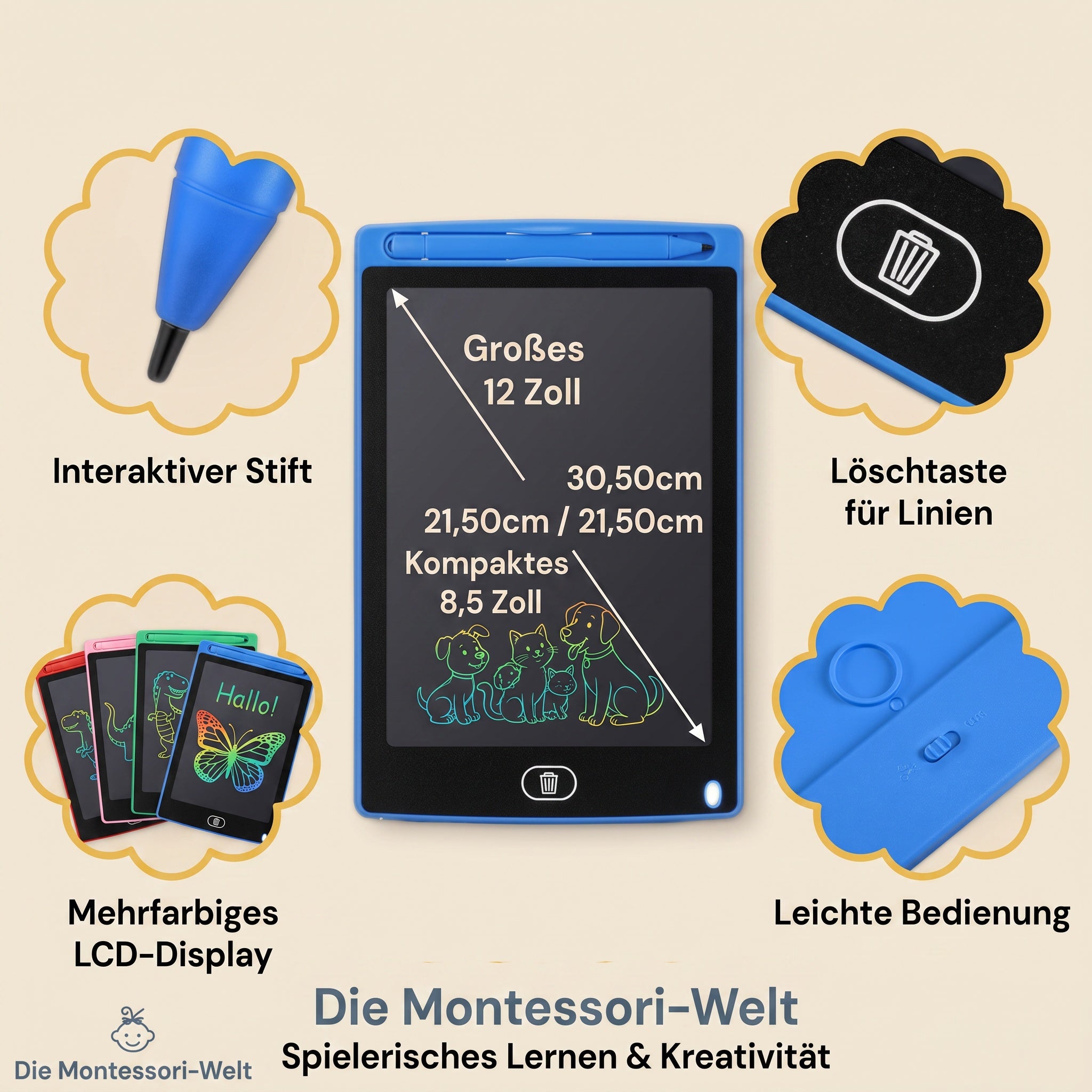 Interaktives LDC-Montessori-Tablet