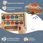 Montessori-Magnetpuzzle zum Sortieren nach Farben
