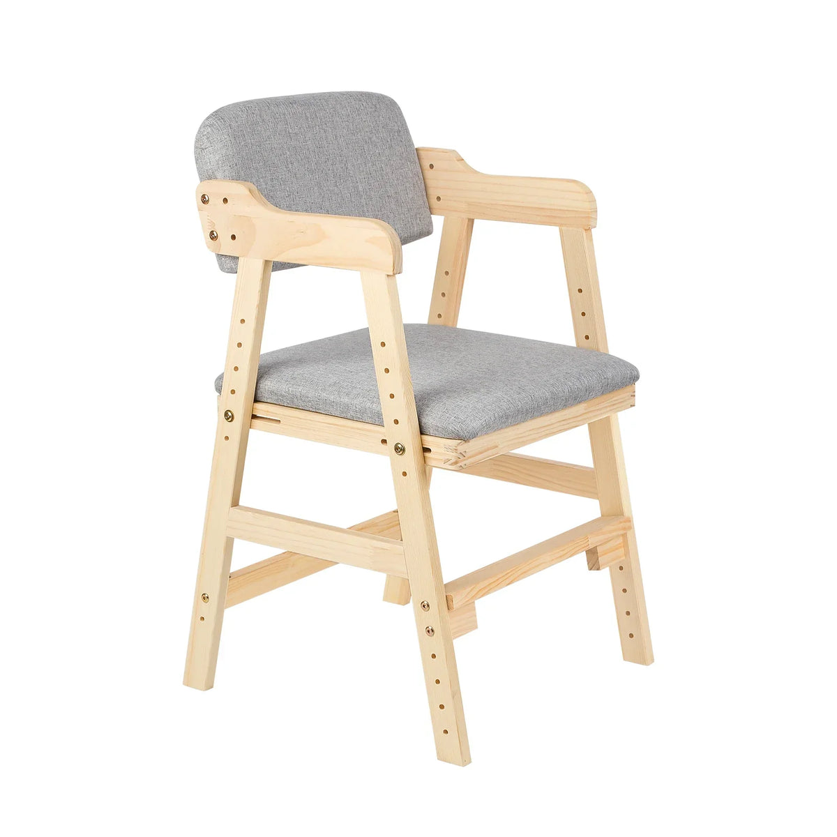 Verstellbarer Hochstuhl aus Kiefernholz für Kinder Lilla Kids