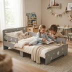 Montessori-Bett Kinder Mond & Sterne