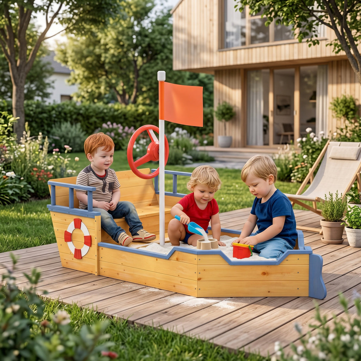 Montessori-Sandkastenboot