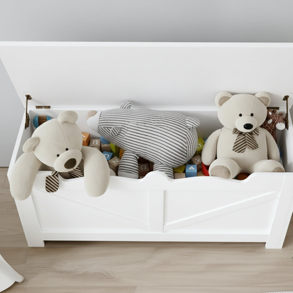 Holz-Spielzeugkiste mit Aufbewahrung Tilda Kids
