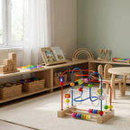 Montessori-Labyrinth aus Holz