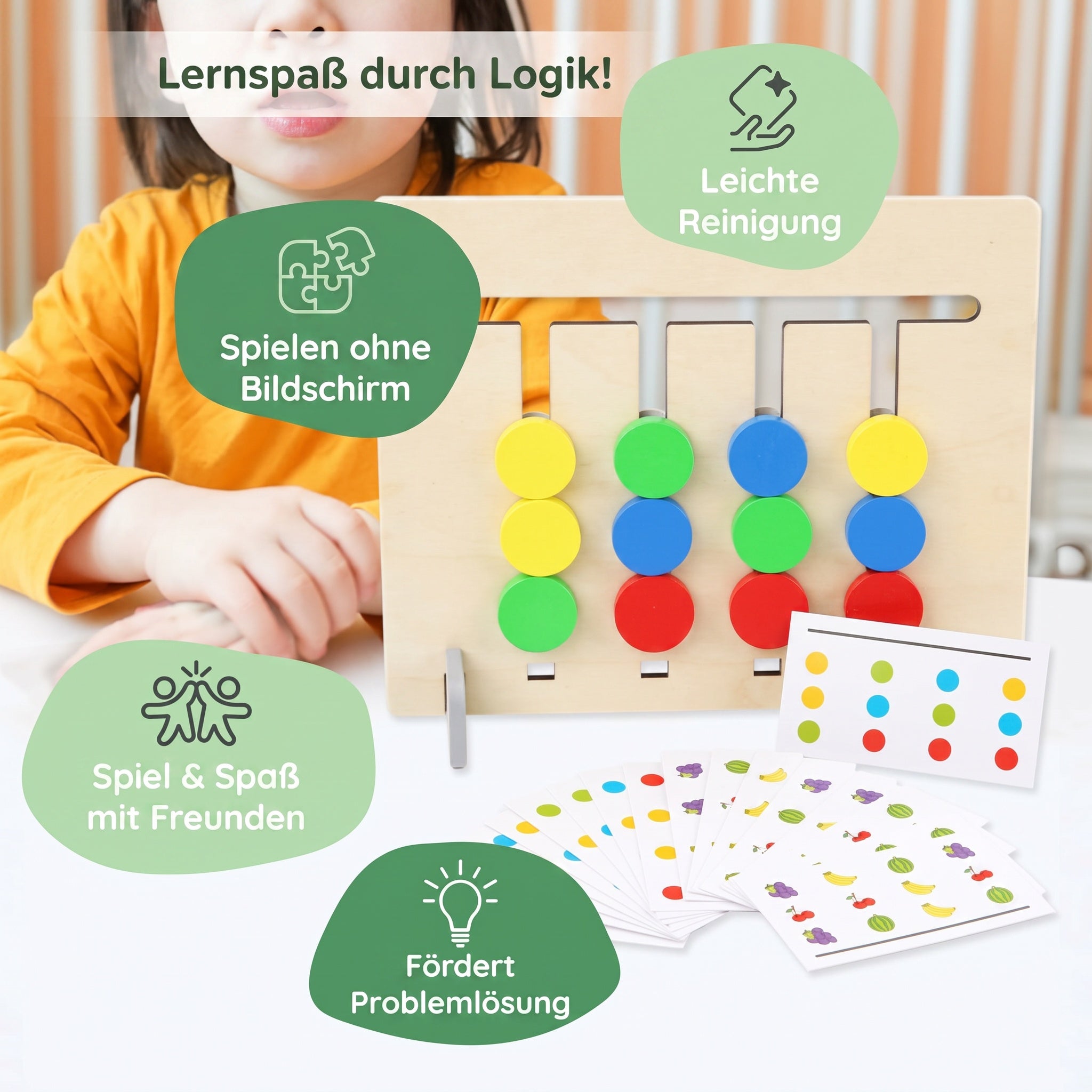 Zweiseitiges Montessori-Zuordnungsspiel