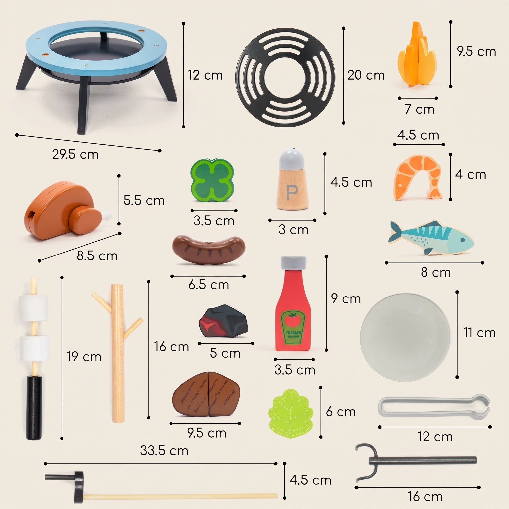 Barbecue Montessori en Bois