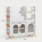 Montessori-Bücherregal aus Holz