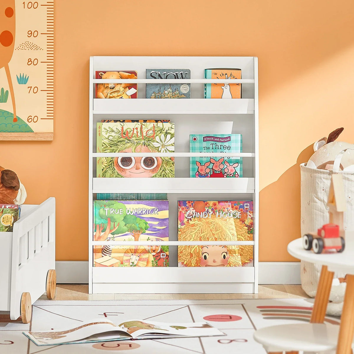 Kinder-Wandregal 3 Ebenen weiß Lilla Kids