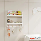 Kinderwandregal Weiß und helles Holz Tilda Kids