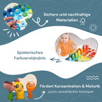 Montessori-Spiel: Angeln und Formen