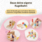 Montessori-Kugelbahn aus Holz