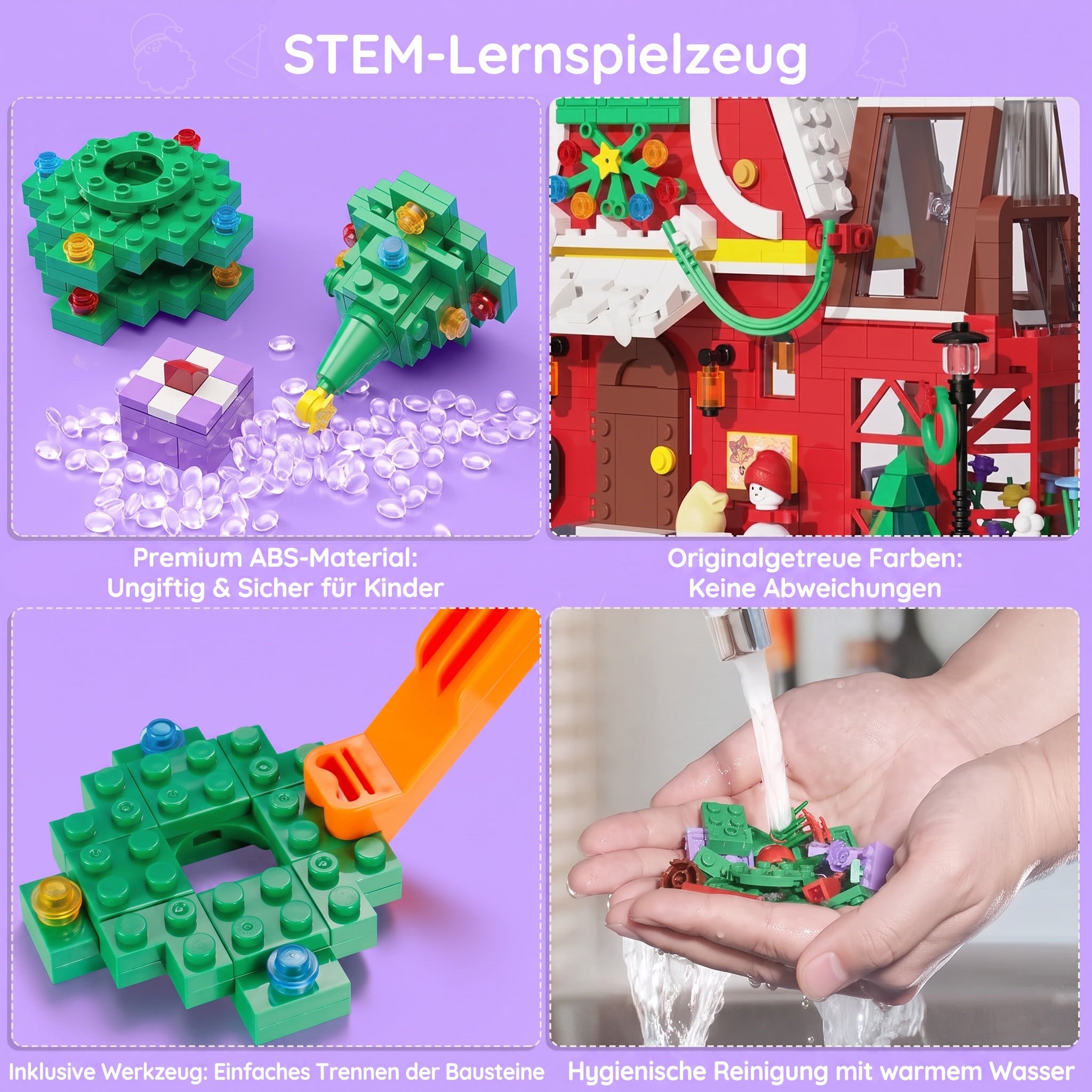 Montessori-Weihnachtshaus