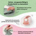 Montessori-Geschirrset aus Silikon für Babys