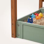 Montessori-Sandkasten mit Wasserspiel