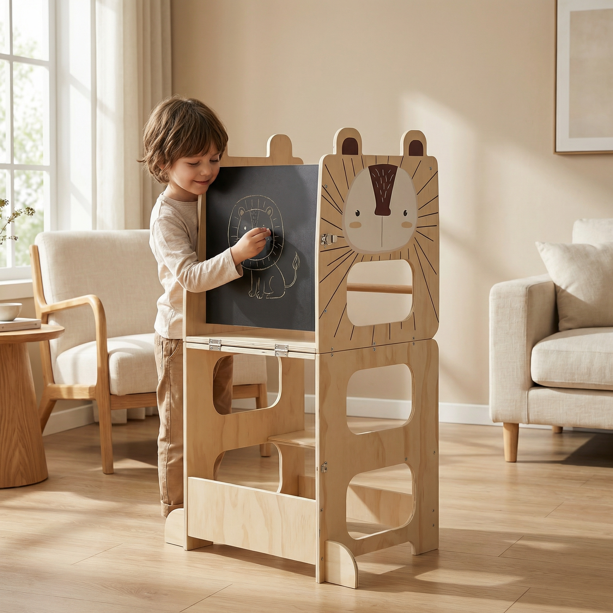 Montessori-Beobachtungsturm 3-in-1