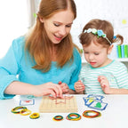 Montessori-Geometrie-Tafel aus Holz